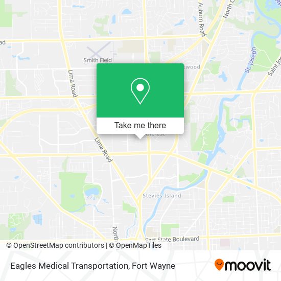 Eagles Medical Transportation map