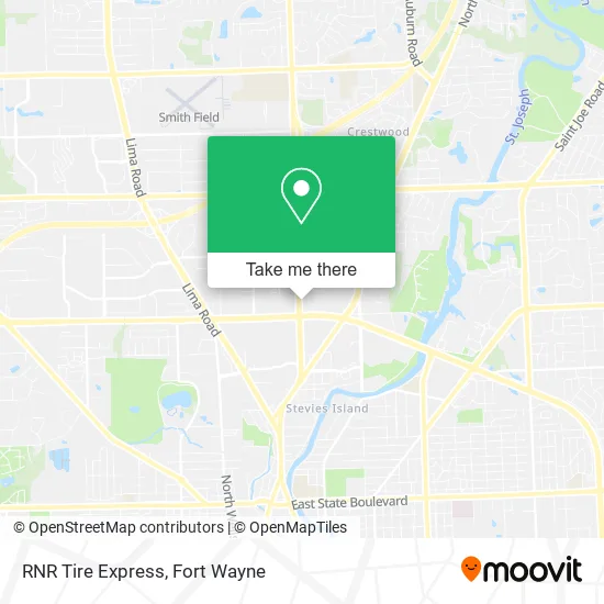 RNR Tire Express map