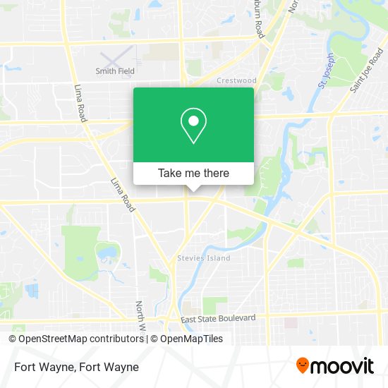 Fort Wayne map