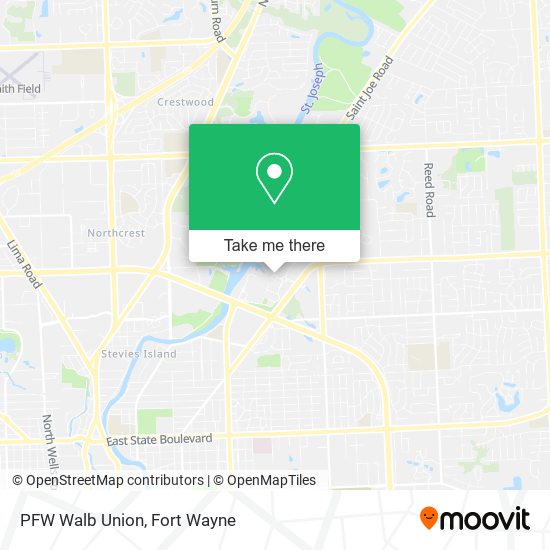 Mapa de PFW Walb Union