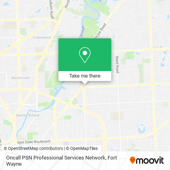 Oncall PSN Professional Services Network map