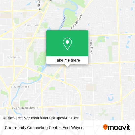 Community Counseling Center map
