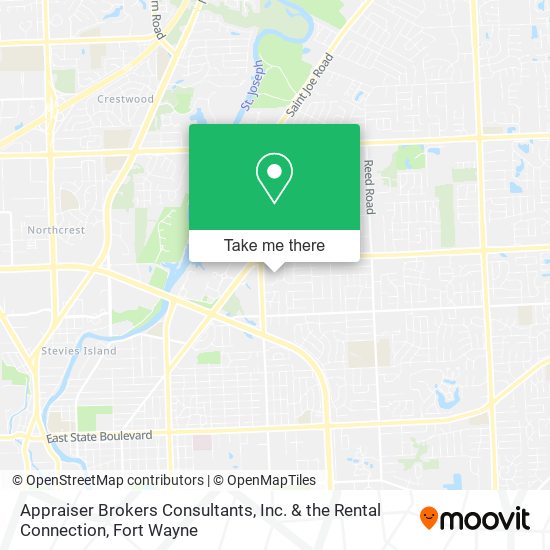 Mapa de Appraiser Brokers Consultants, Inc. & the Rental Connection