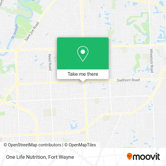 One Life Nutrition map