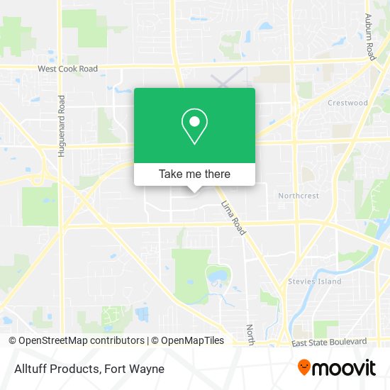 Alltuff Products map