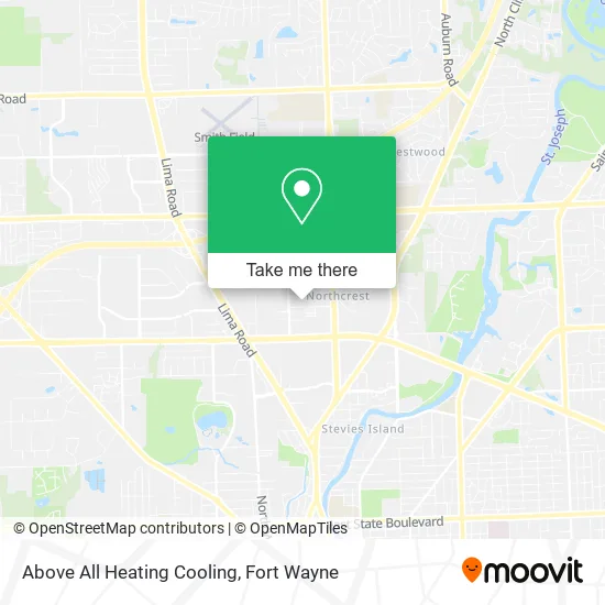 Above All Heating Cooling map