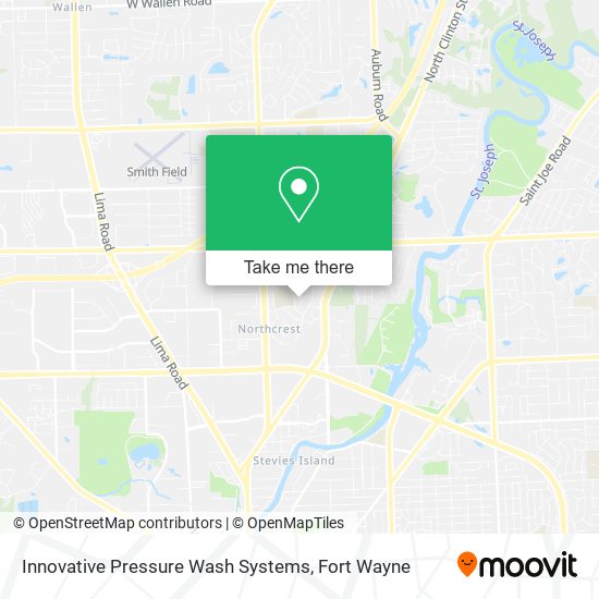 Innovative Pressure Wash Systems map