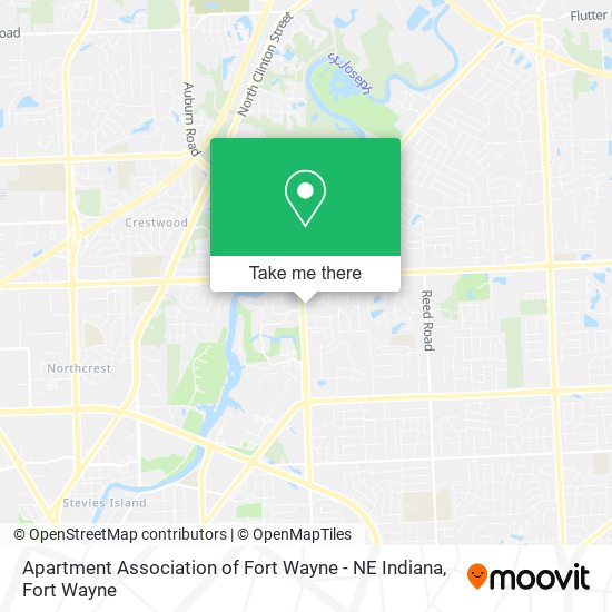 Apartment Association of Fort Wayne - NE Indiana map