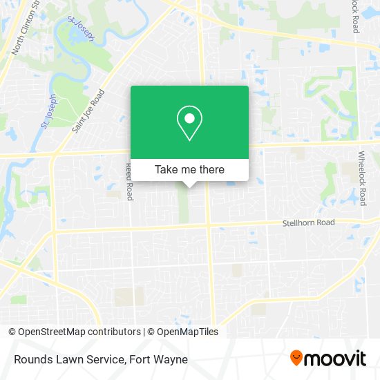 Mapa de Rounds Lawn Service