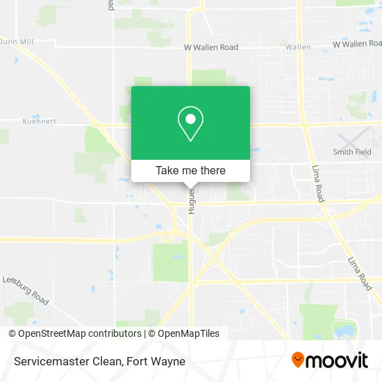 Servicemaster Clean map