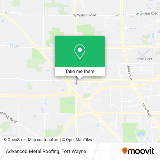 Mapa de Advanced Metal Roofing