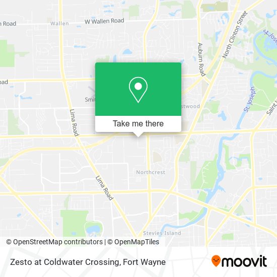 Mapa de Zesto at Coldwater Crossing