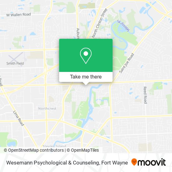 Wesemann Psychological & Counseling map