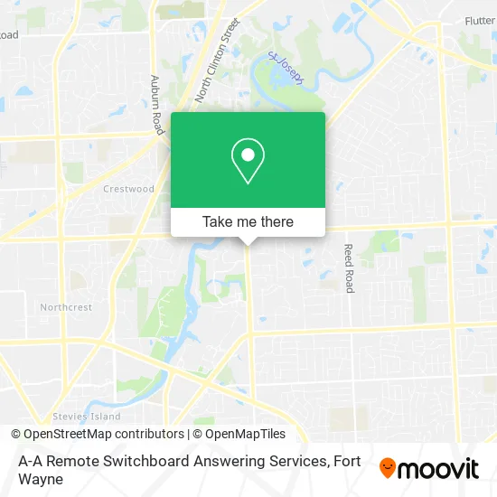 A-A Remote Switchboard Answering Services map