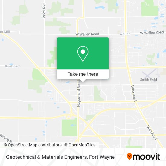 Geotechnical & Materials Engineers map