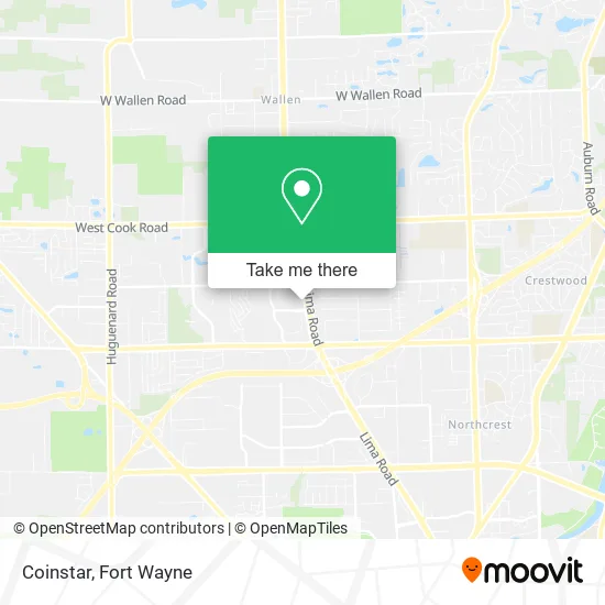 Coinstar map