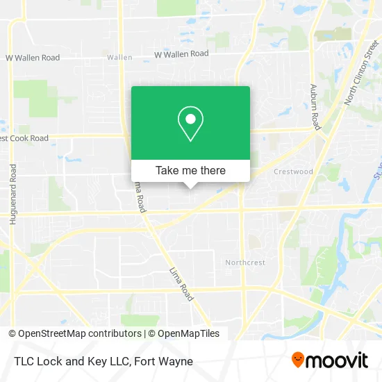 TLC Lock and Key LLC map
