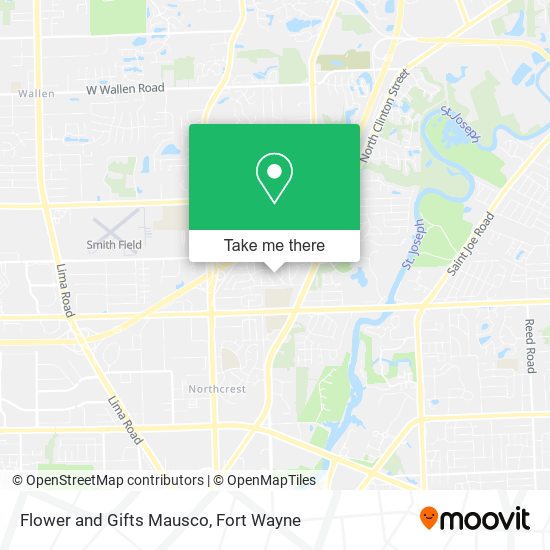 Mapa de Flower and Gifts Mausco