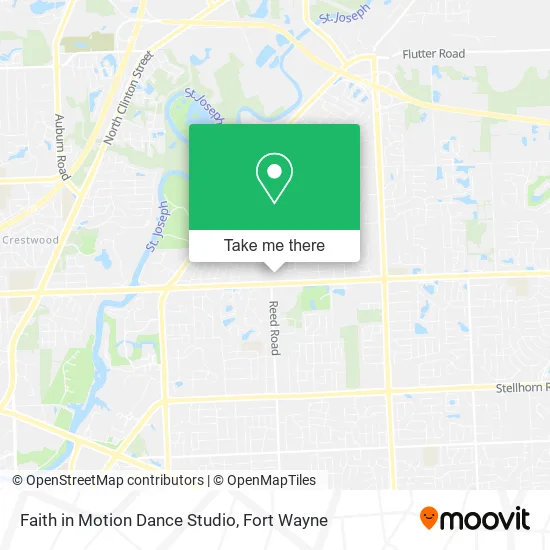 Faith in Motion Dance Studio map