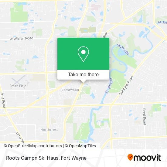 Roots Campn Ski Haus map