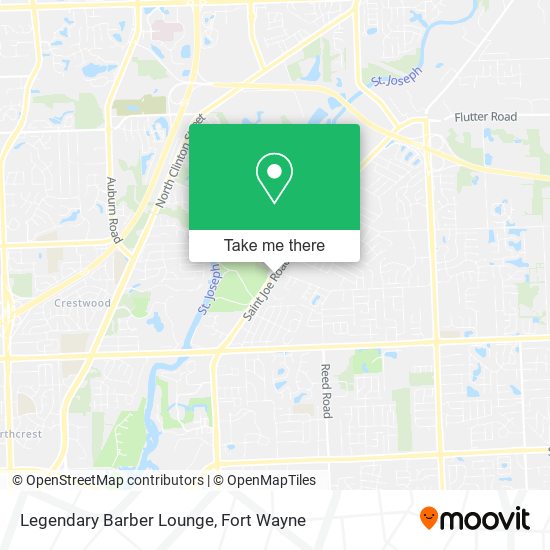 Mapa de Legendary Barber Lounge