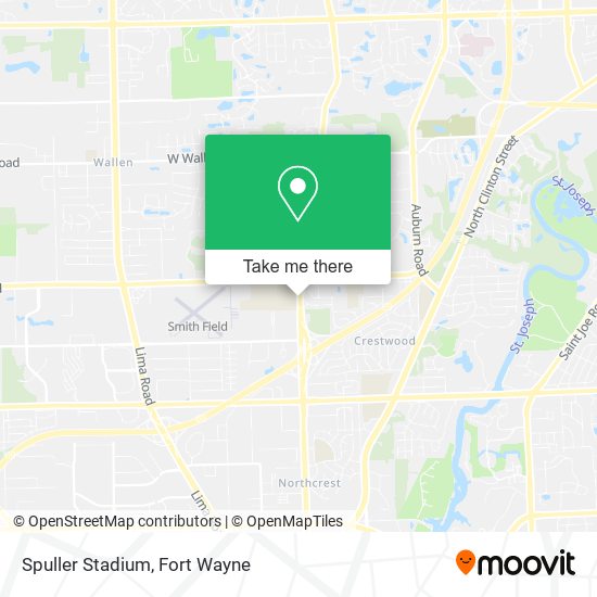 Spuller Stadium map