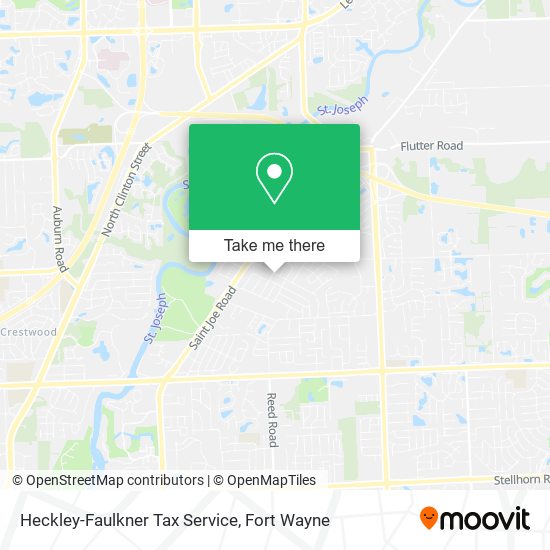 Heckley-Faulkner Tax Service map