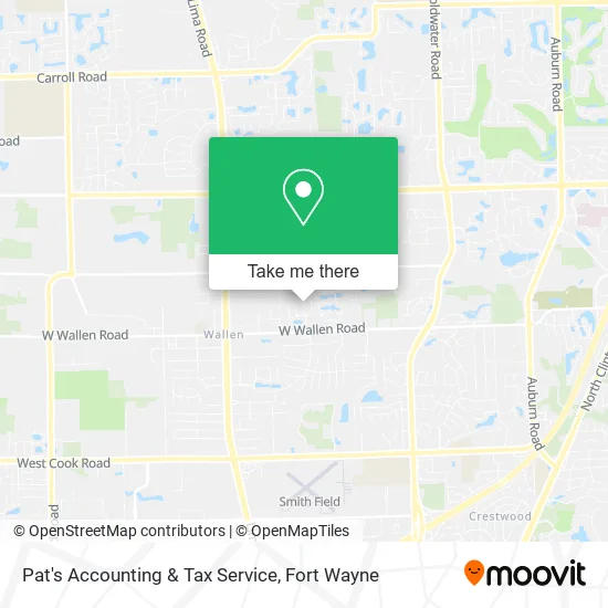 Pat's Accounting & Tax Service map