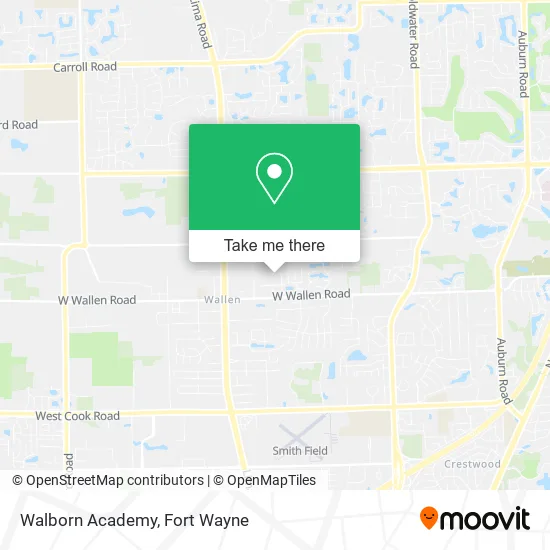 Walborn Academy map