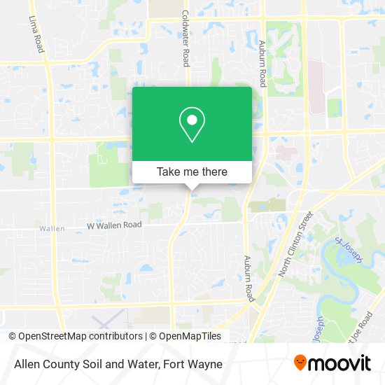 Mapa de Allen County Soil and Water