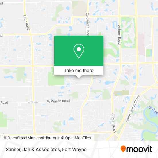 Mapa de Sanner, Jan & Associates