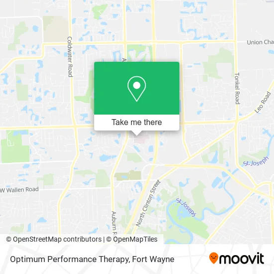 Optimum Performance Therapy map