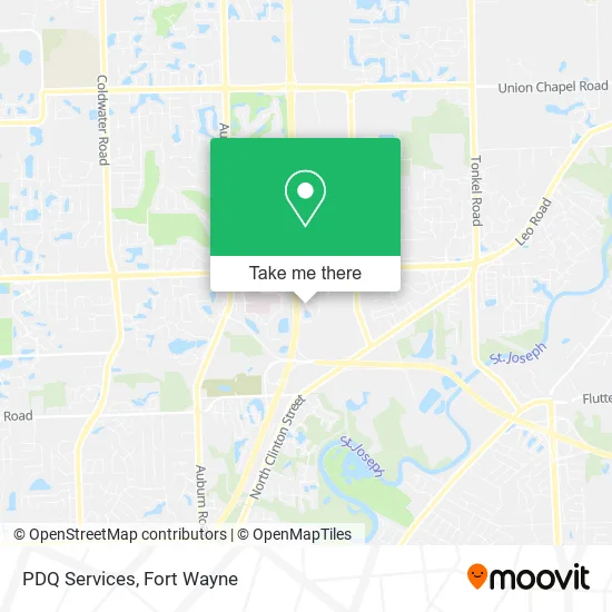 Mapa de PDQ Services
