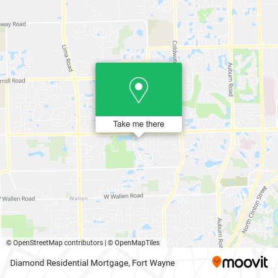 Diamond Residential Mortgage map