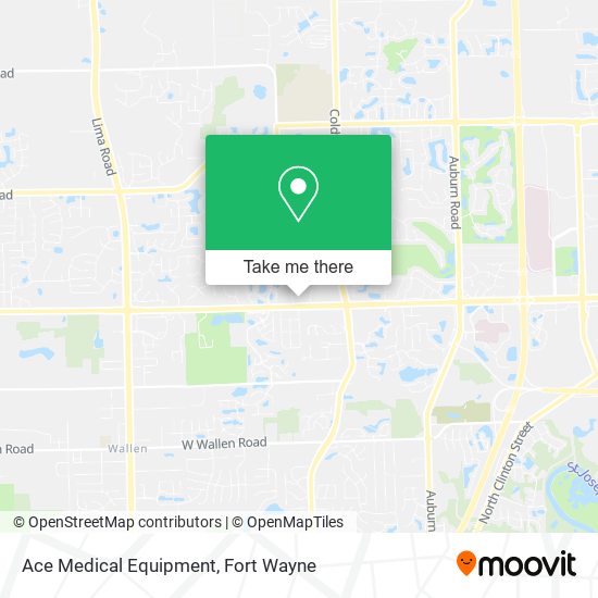 Ace Medical Equipment map