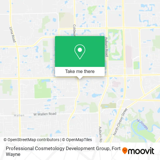 Mapa de Professional Cosmetology Development Group