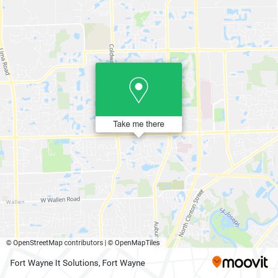 Fort Wayne It Solutions map