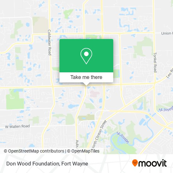 Don Wood Foundation map