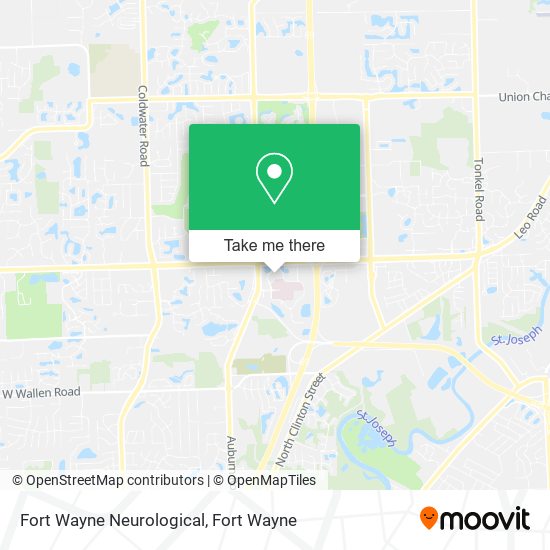 Fort Wayne Neurological map