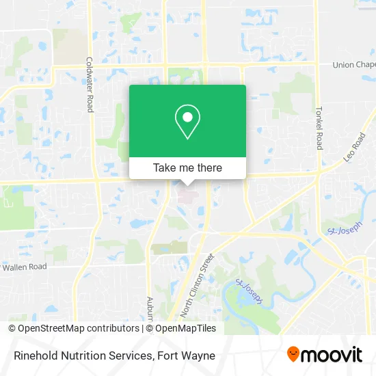 Rinehold Nutrition Services map