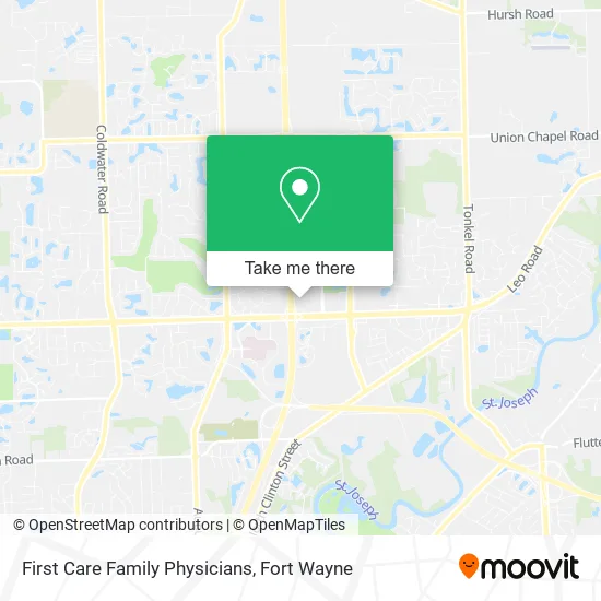 Mapa de First Care Family Physicians