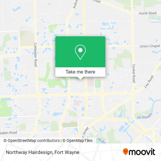 Northway Hairdesign map