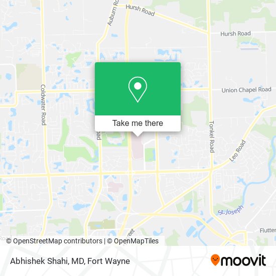Abhishek Shahi, MD map