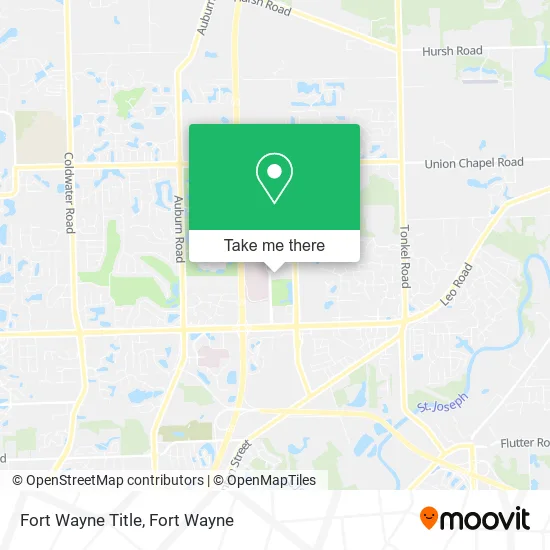 Mapa de Fort Wayne Title