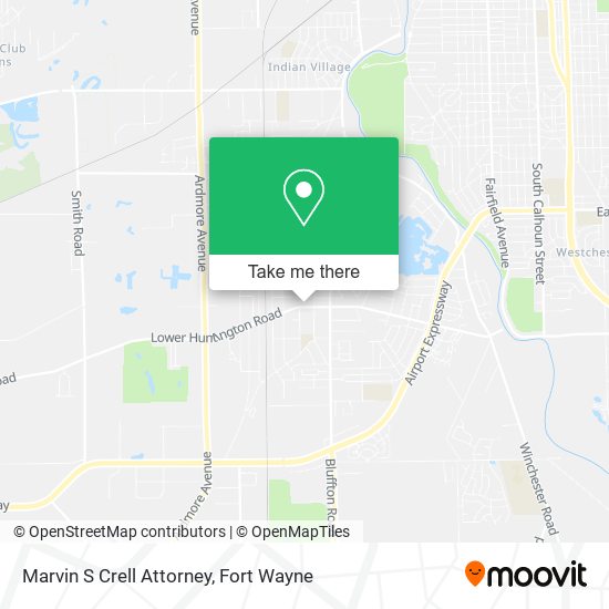 Mapa de Marvin S Crell Attorney
