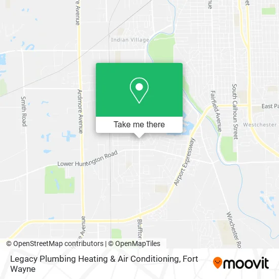 Legacy Plumbing Heating & Air Conditioning map