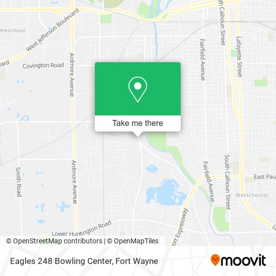Eagles 248 Bowling Center map