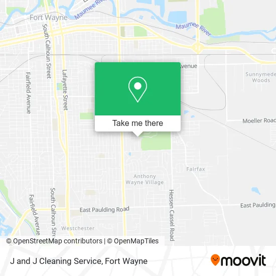 Mapa de J and J Cleaning Service