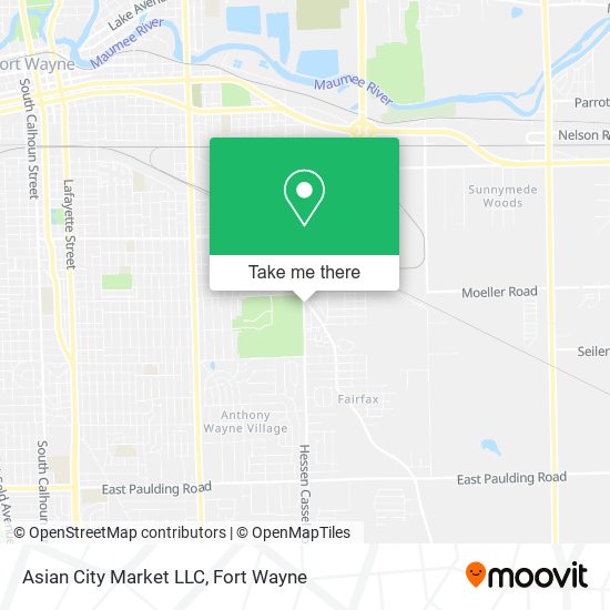 Asian City Market LLC map