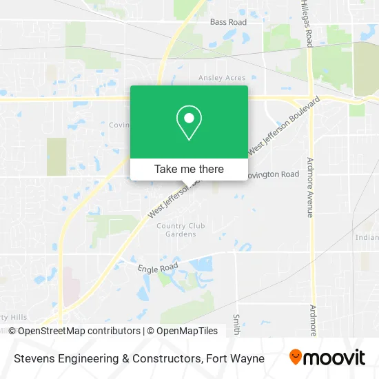 Stevens Engineering & Constructors map